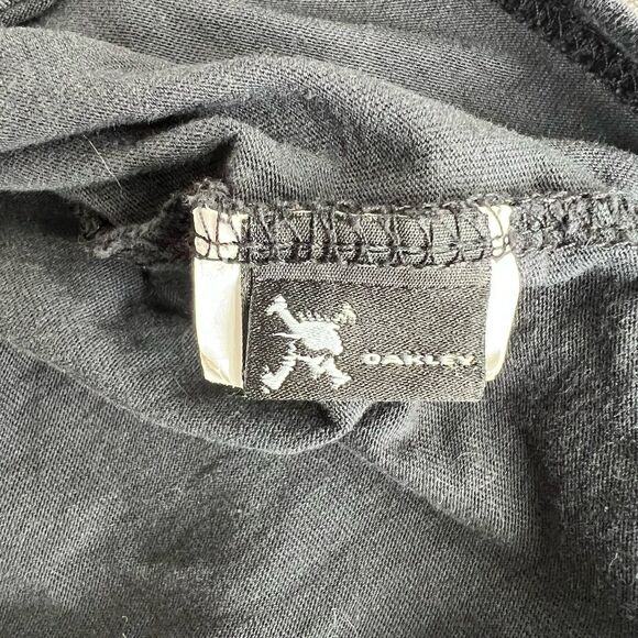 Oakley mens graphic tee black metalic white and orange size m Y2K 90’s - Picture 3 of 7